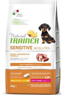 Natural Trainer Sensitive No Gluten Puppyamp;Jun Mini kachna 2kg