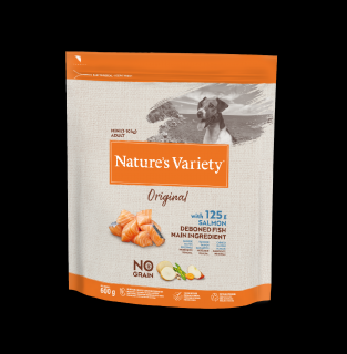 Nature's Variety Original pro malé psy s lososem 600 g