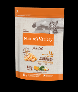 Nature's Variety selected pro koťata s kuřecím 300 g