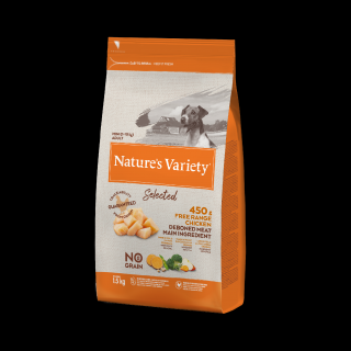 Nature's Variety Selected pro malé psy s kuřecím 1,5 kg