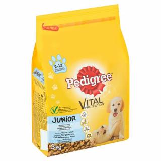 Pedigree Junior kuře+rýže 3kg