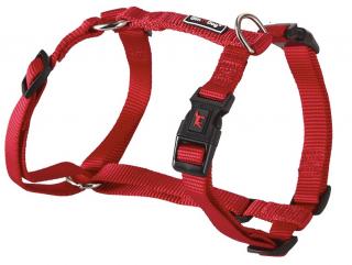 Postroj Gimborn Nylon H 1,0 x 33-44 cm červený