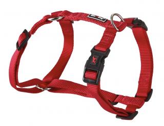 Postroj Gimborn Nylon H 3,8 x 80-110 cm červený