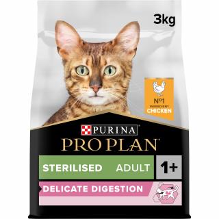 Pro Plan Cat Delicate Digestion Sterilised kuře 3kg