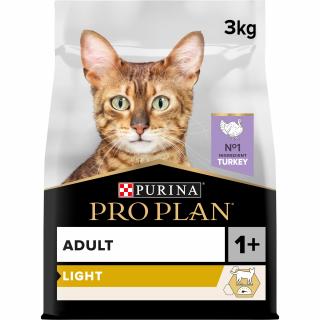 Pro Plan Cat Light Adult krůta 3kg