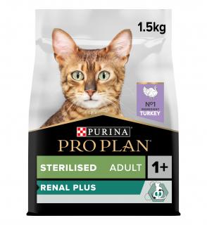 Pro Plan Cat Renal Plus Sterilised krůta 1,5kg