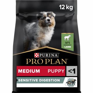 Pro Plan Dog Sensitive Digestion Puppy Medium jehněčí 12kg