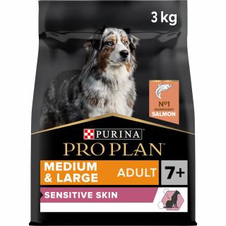 Pro Plan Dog Sensitive Skin Adult 7+ Medium&Large losos 3kg
