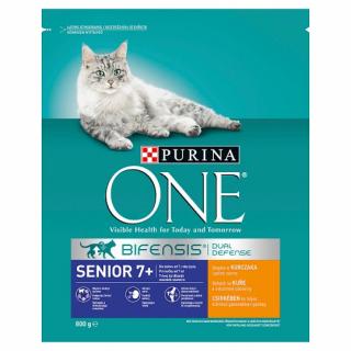 Purina ONE Senior 7+ s kuřetem a celozrnnými obilovinami 800 g