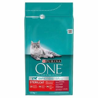 Purina ONE Sterilcat s hovězím a pšenicí 1,5 kg