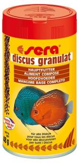 Sera základní krmivo pro terčovce a jiné náročné ryby Discus Granulat 100 ml NATURE