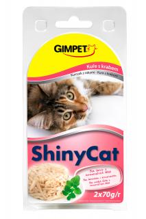 ShinyCat konzerva krab+kuřecí 2x70g