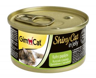 ShinyCat konzerva kuře + papája 2x70g