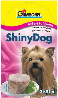 ShinyDog konzerva kuřecí + tuňák 2 x 85 g