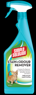 Simple Solution Odstraňovač skvrn a pachů pro kočky 750 ml