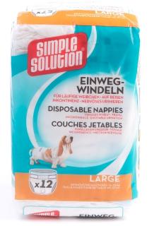Simple Solution Plenkove kalhotky pro psy L 12 ks