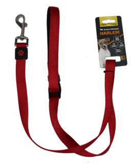 Vodítko Gimborn Nylon Neoprene 2,5 x 120 cm červené