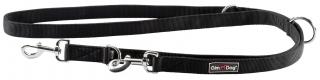 Vodítko Gimborn Nylon Training Double 2,5 x 200 cm černé