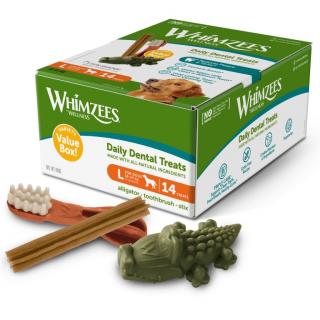 WHIMZEES Mix box dentální pamlsky pro psy L (18-27kg) 14ks