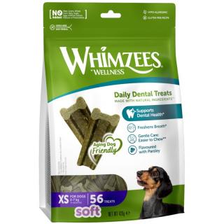 WHIMZEES Soft dentální pamlsek pro psy XS (2-7kg) 56ks