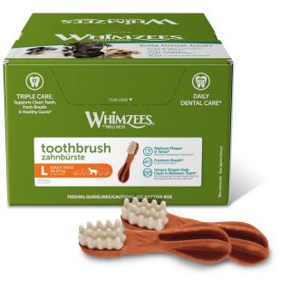 WHIMZEES Zubní kartáček dentální pamlsek pro psy L (18-27kg) 30ks