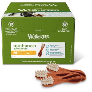 WHIMZEES Zubní kartáček dentální pamlsek pro psy M (12-18kg) 75ks
