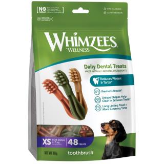 WHIMZEES Zubní kartáček dentální pamlsek pro psy XS (2-7kg) 48ks