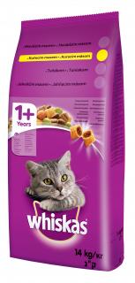 WHISKAS granule s kuřecím masem 14kg