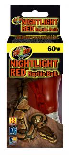 Zoomed žárovka Nightlight Red 60W