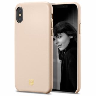 Béžový obal Spigen LA Manon Calin pro iPhone XS MAX 063CS25094