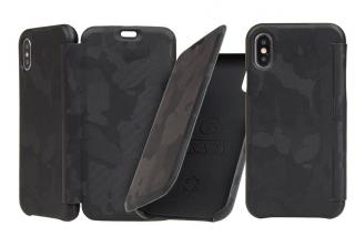 Černé flipové pouzdro pro Samsung Galaxy S9 Carastyle Graffi Camouflage Zed