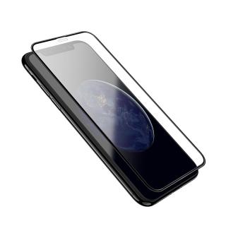 Černé ochranné tvrzené sklo pro iPhone XS Max / 11 Pro Max Hoco Nano 3D A12