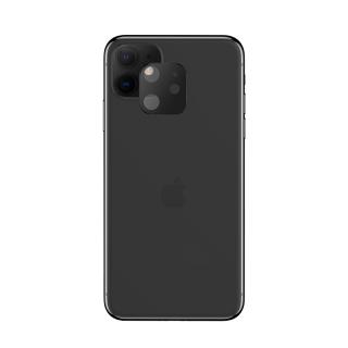 Černý chránič objektivu fotoaparátu Hoco pro iPhone 11 3D Metal A18