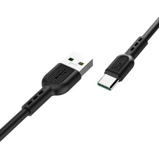 Černý datový kabel Hoco USB-C 5A X33 Surge charging data sync