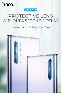 Chránič objektivu fotoaparátu pro Samsung Galaxy Note 10 / 10 Plus Hoco Lens flexible tempered film průhledný