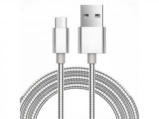 Datový a nabíjecí kabel Mercury Goospery, micro USB, 100cm, šedý