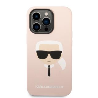 Kryt Karl Lagerfeld MagSafe pro iPhone 14 Pro Max Liquid Silicone Karl Head