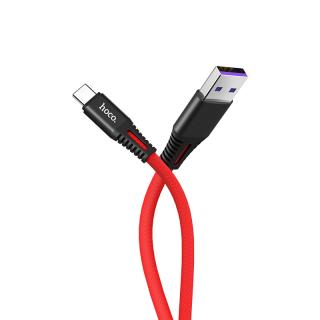 Nabíjecí data kabel Hoco X22  USB-C černá / červená 5A