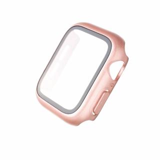 Ochranné pouzdro FIXED Pure+ s temperovaným sklem pro Apple Watch 40mm Růžové