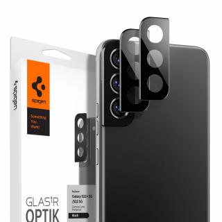 Ochranné sklo Spigen Optik.tr Camera Protector 2-pack Galaxy S22/ S22+ Black