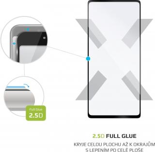 Ochranné tvrzené sklo FIXED Full-Cover pro Samsung Galaxy M51, lepení přes celý displej, černé