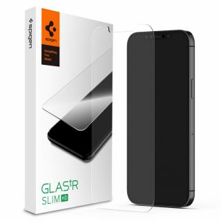 Ochranné tvrzené sklo na iPhone 12 Pro Max - Spigen Glas.Tr Slim