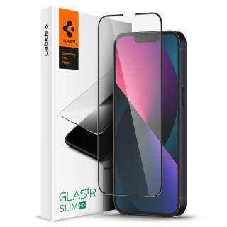 Ochranné tvrzené sklo na iPhone 13 Pro Max /14 Plus - Spigen, Glass FC Black
