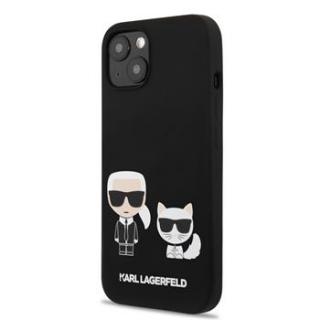 Ochranný zadní kryt Karl Lagerfeld pro iPhone 13 Mini Choupette Liquid Silicone