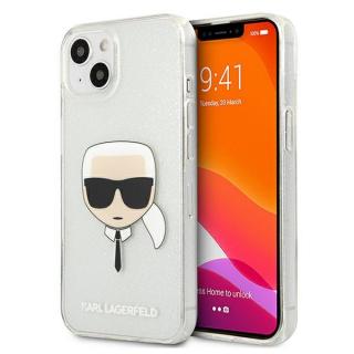 Ochranný zadní kryt Karl Lagerfeld pro iPhone 13 mini  - TPU Full Glitter Karl Head