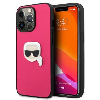 Ochranný zadní kryt Karl Lagerfeld pro iPhone 13 Pro Leather Karl Head