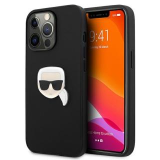 Ochranný zadní kryt Karl Lagerfeld pro iPhone 13 Pro Max - Leather Karl Head