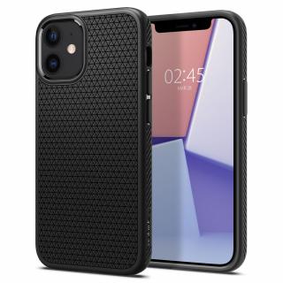 Ochranný zadní kryt Spigen Liquid Air iPhone 12 mini Matte Black