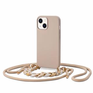 Ochranný Zadní Kryt Tech-protect Icon Chain iPhone 14 Beige