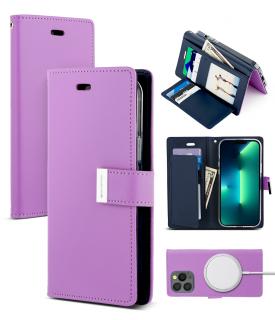 Pouzdro Mercury Rich Diary Samsung Galaxy S21 Plus Purple